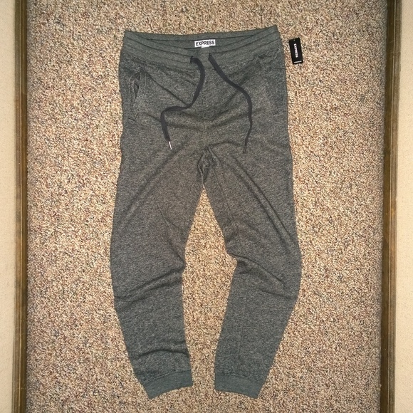 Men's EXPRESS Slim-Fit Jogger Sweatpants - Picture 1 of 5